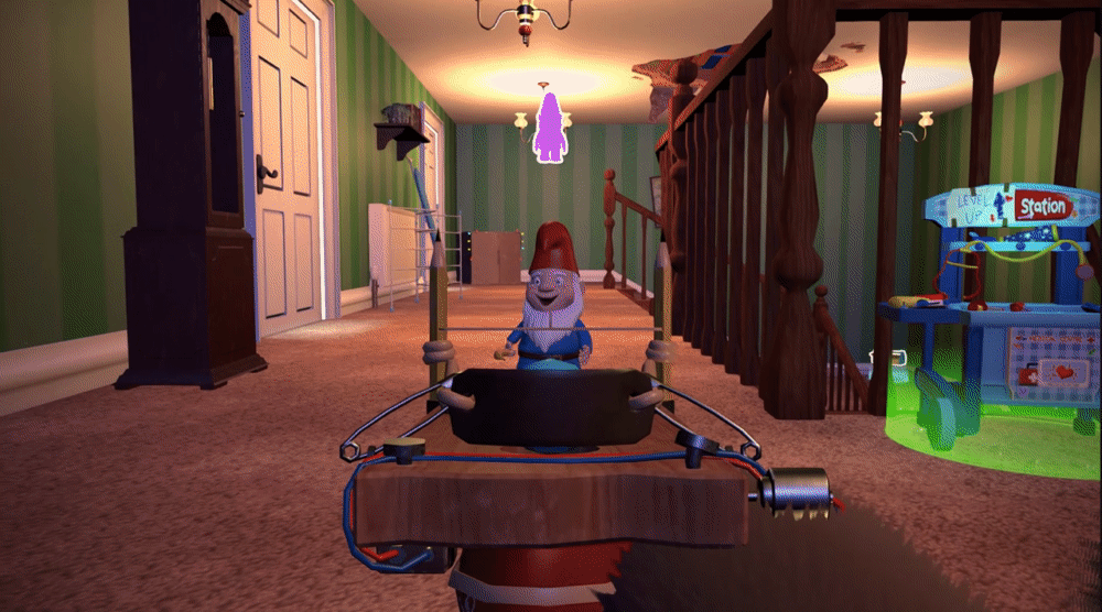 A gnome enemy whose head shatters when the player gets a headshot